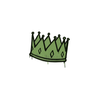 Sealed Graffiti | King Me (Battle Green) CS2 skin