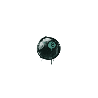 Sealed Graffiti | 8-Ball (Frog Green) CS2 skin