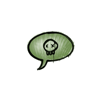 Sealed Graffiti | Death Sentence (Battle Green) CS2 skin