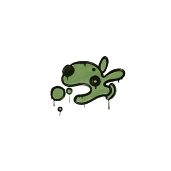 Sealed Graffiti | Popdog (Battle Green) CS2 skin