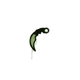 Sealed Graffiti | Karambit (Battle Green) CS2 skin