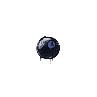 Sealed Graffiti | 8-Ball (SWAT Blue) CS2 skin