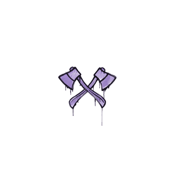 Sealed Graffiti | X-Axes (Violent Violet) CS2 skin