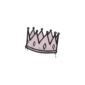 Sealed Graffiti | King Me (War Pig Pink) CS2 skin
