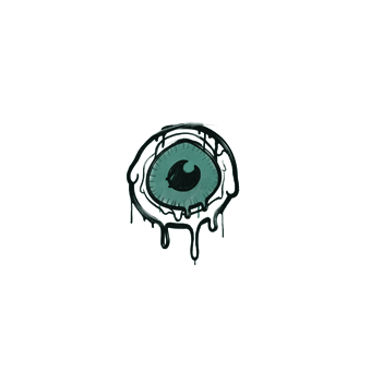 Sealed Graffiti | Eye Spy (Frog Green) CS2 skin