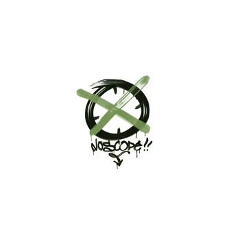 Sealed Graffiti | Noscope (Battle Green) CS2 skin