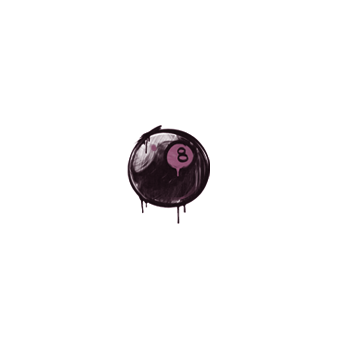 Sealed Graffiti | 8-Ball (Princess Pink) CS2 skin