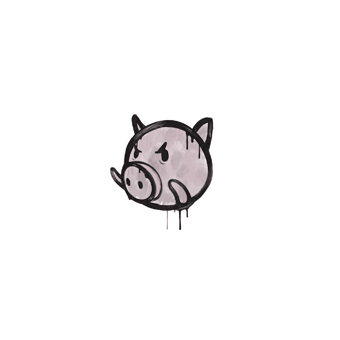 Sealed Graffiti | Piggles (War Pig Pink) CS2 skin