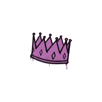 Sealed Graffiti | King Me (Bazooka Pink) CS2 skin