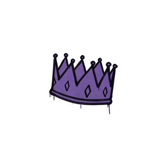 Sealed Graffiti | King Me (Monster Purple) CS2 skin