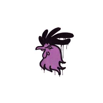 Sealed Graffiti | Cocky (Bazooka Pink) CS2 skin