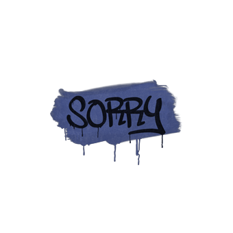 Sealed Graffiti | Sorry (SWAT Blue) CS2 skin