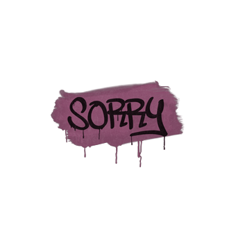 Sealed Graffiti | Sorry (Princess Pink) CS2 skin