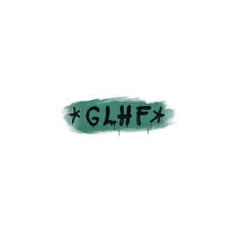 Sealed Graffiti | GLHF (Frog Green) CS2 skin