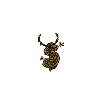 Sealed Graffiti | Bling (Desert Amber) CS2 skin