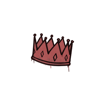 Sealed Graffiti | King Me (Blood Red) CS2 skin