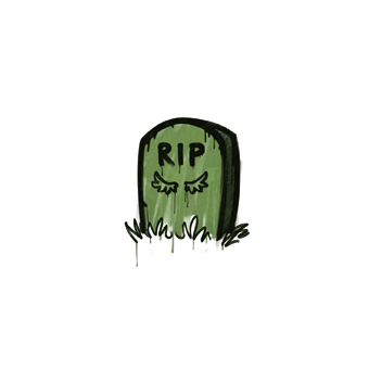 Sealed Graffiti | Tombstone (Battle Green) CS2 skin