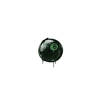 Sealed Graffiti | 8-Ball (Jungle Green) CS2 skin