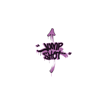 Sealed Graffiti | Jump Shot (Bazooka Pink) CS2 skin