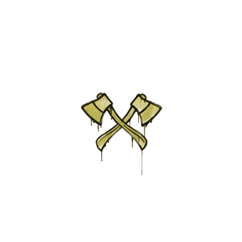 Sealed Graffiti | X-Axes (Tracer Yellow) CS2 skin