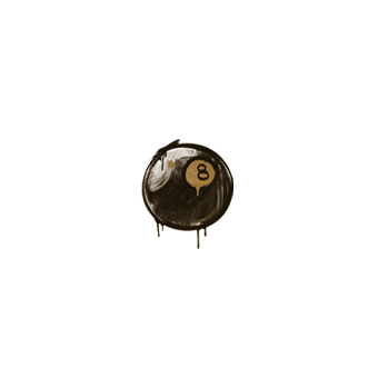 Sealed Graffiti | 8-Ball (Desert Amber) CS2 skin
