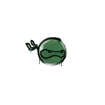 Sealed Graffiti | Ninja (Jungle Green) CS2 skin