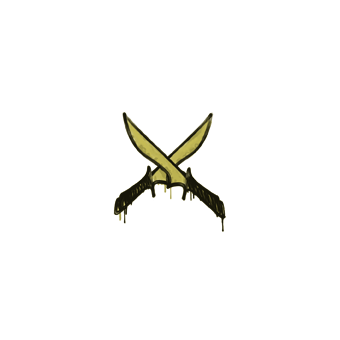 Sealed Graffiti | X-Knives (Tracer Yellow) CS2 skin