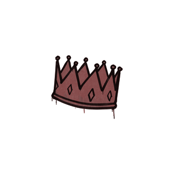 Sealed Graffiti | King Me (Brick Red) CS2 skin
