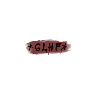 Sealed Graffiti | GLHF (Brick Red) CS2 skin