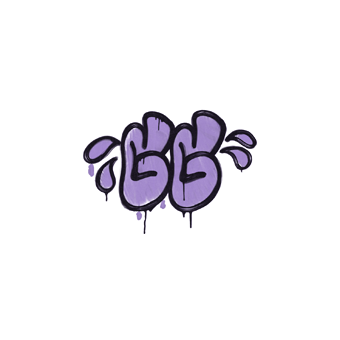 Sealed Graffiti | GGWP (Violent Violet) CS2 skin