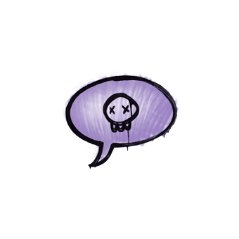 Sealed Graffiti | Death Sentence (Violent Violet) CS2 skin
