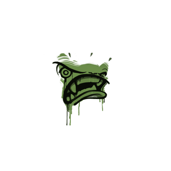 Sealed Graffiti | Rage Mode (Battle Green) CS2 skin