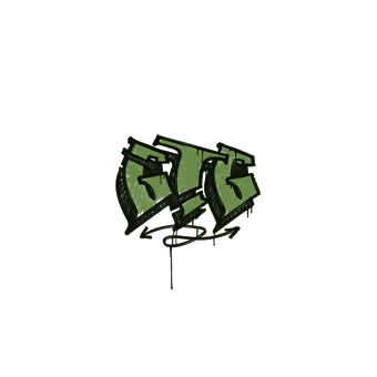 Sealed Graffiti | GTG (Battle Green) CS2 skin