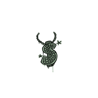 Sealed Graffiti | Bling (Cash Green) CS2 skin
