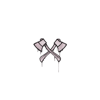 Sealed Graffiti | X-Axes (War Pig Pink) CS2 skin