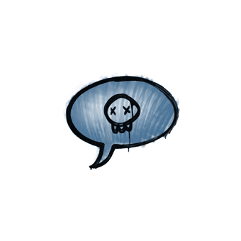 Sealed Graffiti | Death Sentence (Monarch Blue) CS2 skin