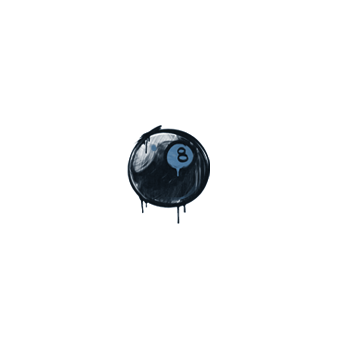 Sealed Graffiti | 8-Ball (Monarch Blue) CS2 skin
