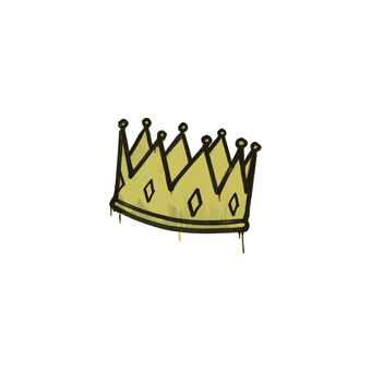 Sealed Graffiti | King Me (Tracer Yellow) CS2 skin