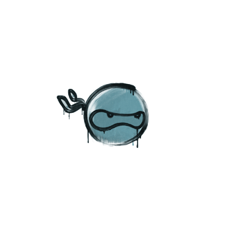 Sealed Graffiti | Ninja (Wire Blue) CS2 skin