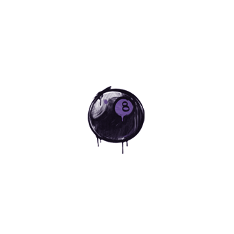 Sealed Graffiti | 8-Ball (Monster Purple) CS2 skin