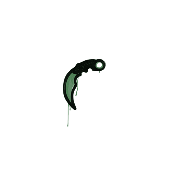 Sealed Graffiti | Karambit (Jungle Green) CS2 skin