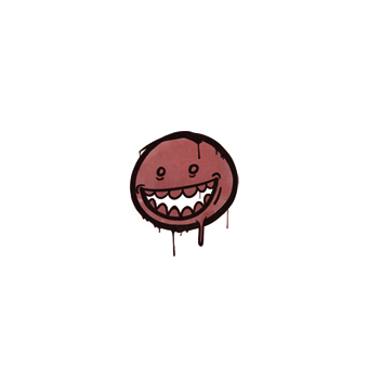 Sealed Graffiti | Mr. Teeth (Blood Red) CS2 skin