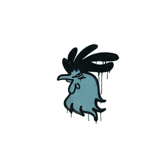 Sealed Graffiti | Cocky (Wire Blue) CS2 skin
