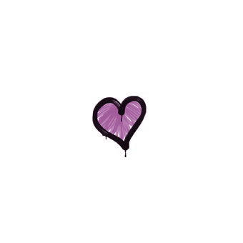 Sealed Graffiti | Heart (Bazooka Pink) CS2 skin