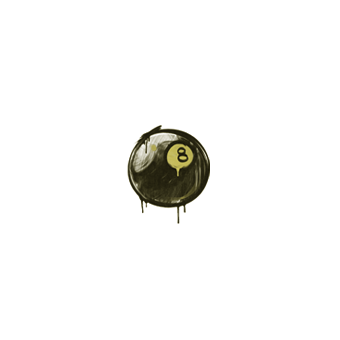 Sealed Graffiti | 8-Ball (Tracer Yellow) CS2 skin