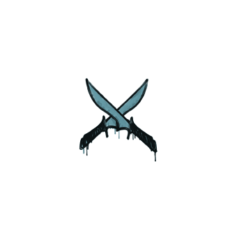Sealed Graffiti | X-Knives (Wire Blue) CS2 skin