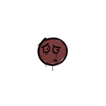 Sealed Graffiti | Worry (Brick Red) CS2 skin