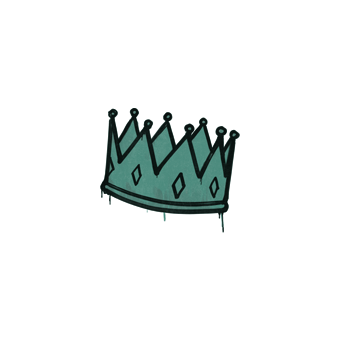 Sealed Graffiti | King Me (Frog Green) CS2 skin