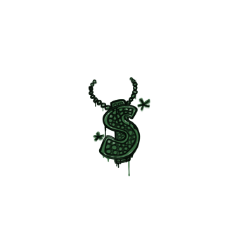 Sealed Graffiti | Bling (Jungle Green) CS2 skin