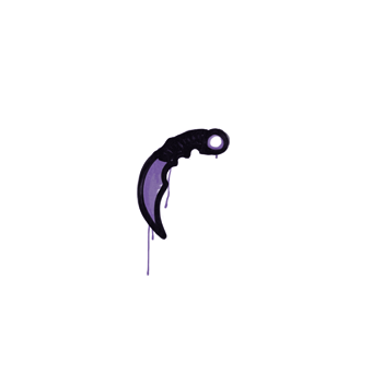 Sealed Graffiti | Karambit (Monster Purple) CS2 skin